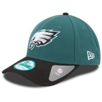 Youth Philadelphia Eagles New Era Midnight Green League 9FORTY Adjustable Hat 2530536